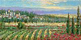 Tuscan Canvas Paintings - Tuscan Spring II